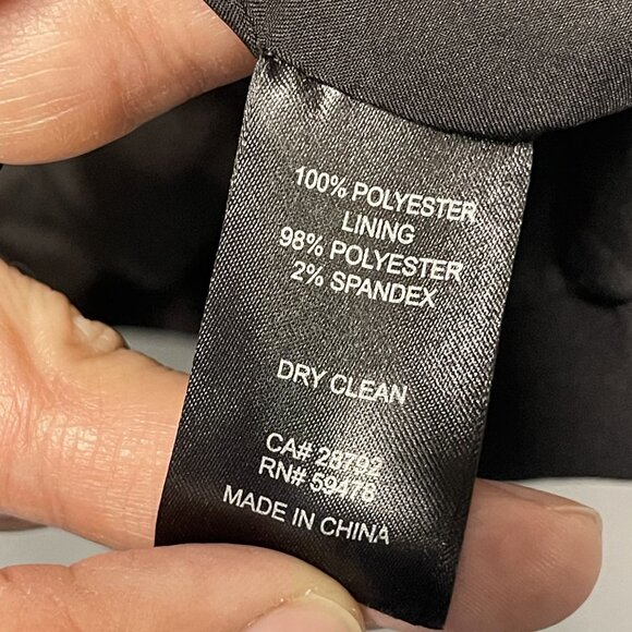 Rachel Zoe Black Blazer Coat XL Womens Workwear Preppy - Picture 4 of 8